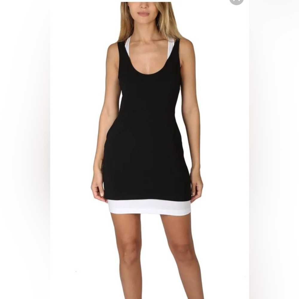 A.L.C. Black and White Mini Dress